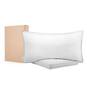 Bed Pillows for Sleeping, Set of 2, King Size Luxury Quality Hotel Pillows with Original Down Alternative Filling, Supportive and Fluffy