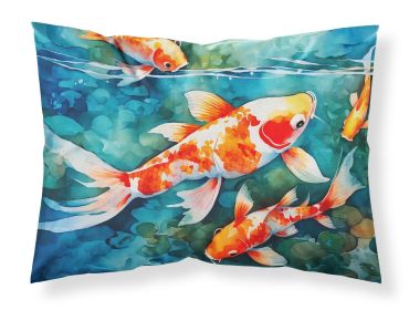 Koi Fish Standard Pillowcase Lightweight Super Soft Easy Care Decorative Artwork Pillowcase, Standard